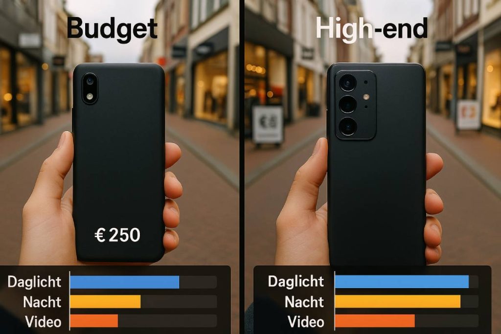 Smartphone camera’s vergelijken per prijsklasse
