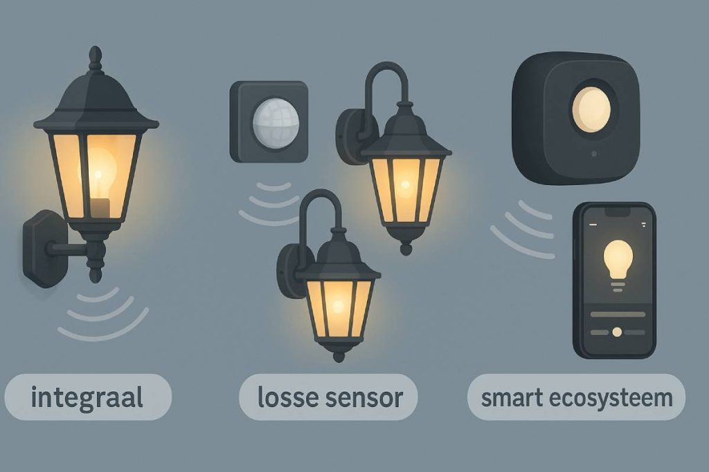 Soorten slimme buitenverlichting met sensor (en wat je eraan hebt)