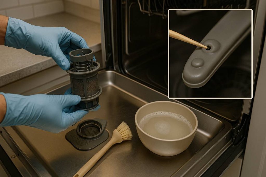 Stap-voor-stap: vaatwasser reinigen als een monteur