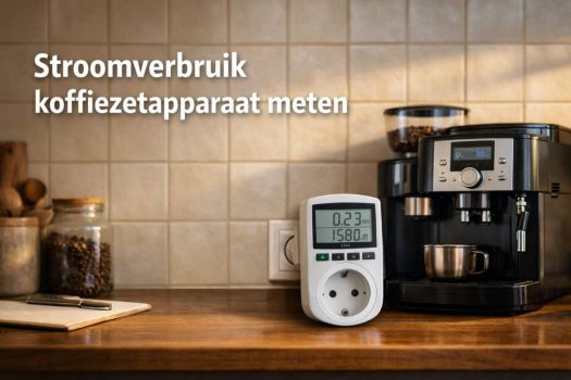 Stroomverbruik koffiezetapparaat meten: kWh-meter in 10 min