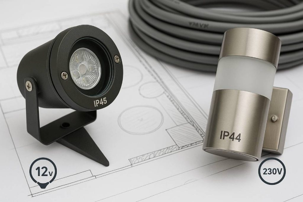 Techniek & veiligheid: IP-waarde, spanning en bekabeling