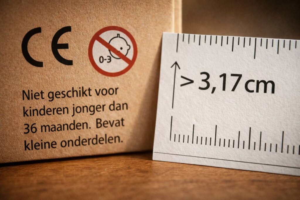 Veiligheid eerst (NL/EU): labels, leeftijd en kleine onderdelen