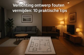 Verlichting ontwerp fouten vermijden: 10 praktische tips
