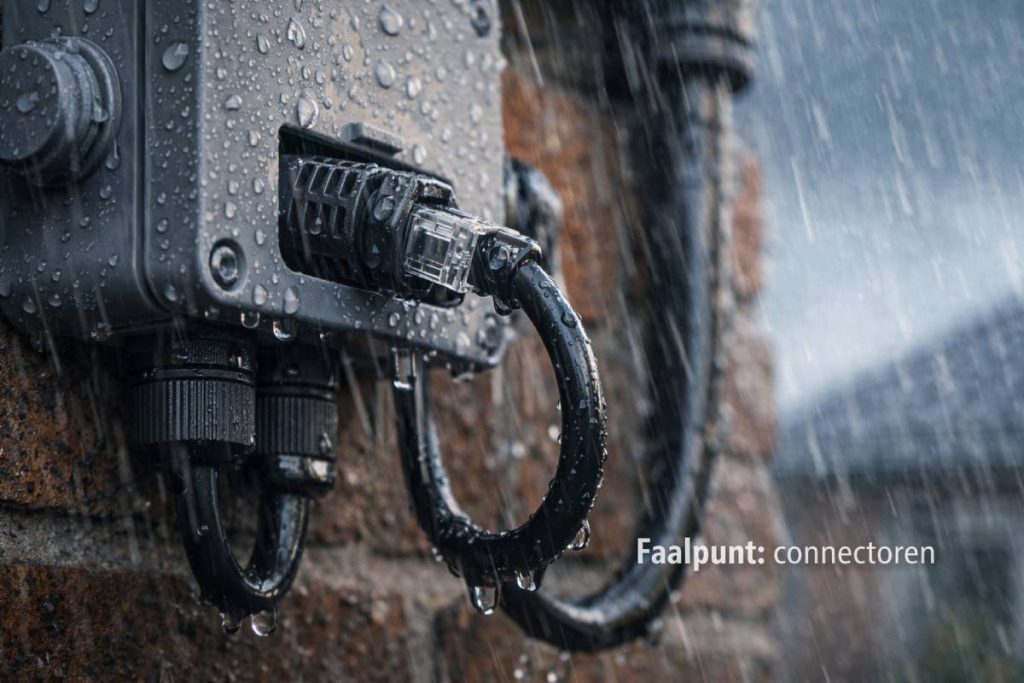 Waar gaan buitencamera’s in de regen écht stuk op?