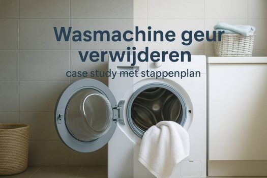 Wasmachine geur verwijderen: case study met stappenplan