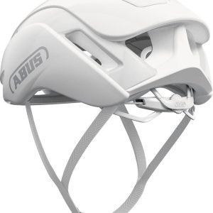 Abus Gamechanger 2.0 Fietshelm Pure White test sneller door aero