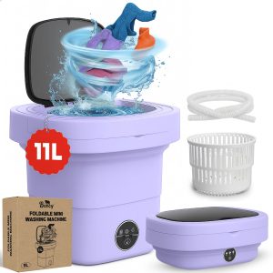 Boncy® Premium Mini Wasmachine met centrifuge test voor camping