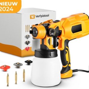 Pro Verfpistool - 550W test: egale afwerking, prijs-kwaliteit