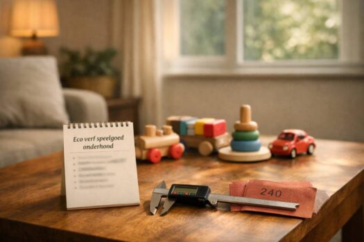 Eco verf speelgoed onderhoud: veilige keuze + checklist NL