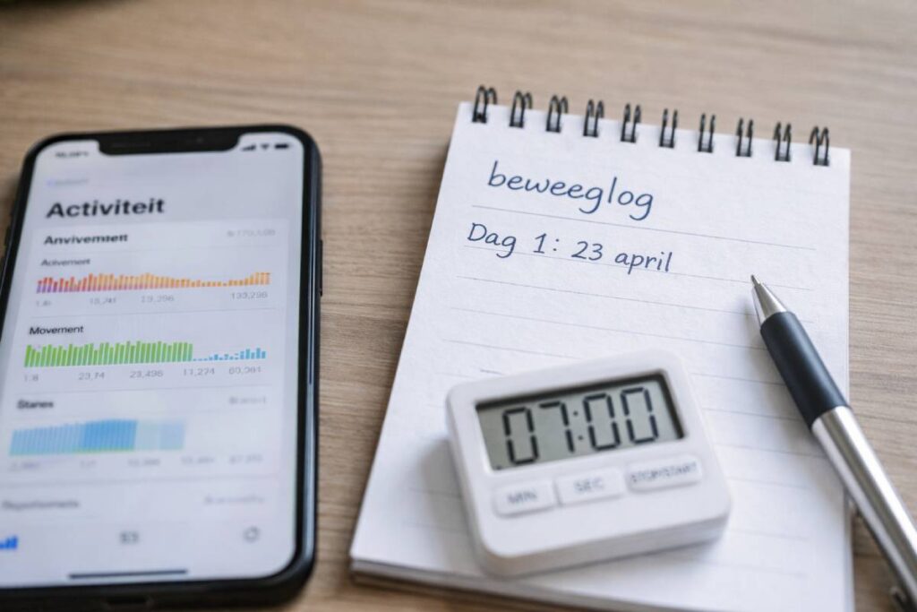 Meetbaar maken zonder gedoe (mijn 7-dagen beweeglog)