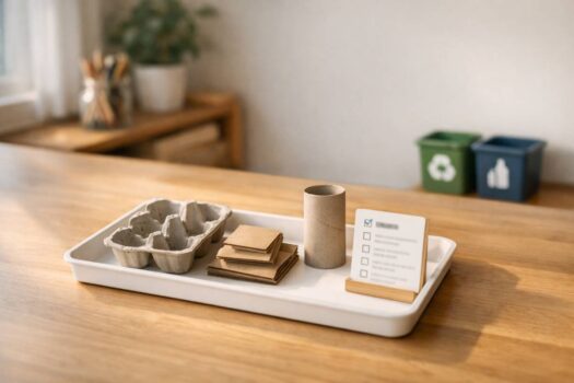 Montessori recyclage knutselen: 25 ideeën + stappenplan