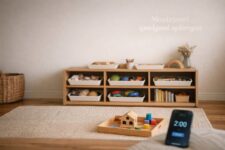 Montessori speelgoed opbergen: rust, overzicht & kast-tips
