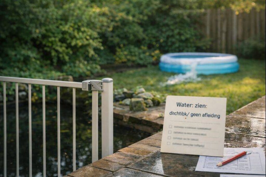Water in de tuin: klein laagje, groot risico