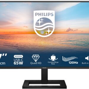 Philips 27E1N1600AE - QHD IPS Monitor - USB-C 65w - Speakers - 27 inch review: laptop opladen via USB-C voor thuiswerken