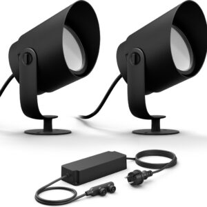 Philips Hue Lily XL Basisset van 2 Tuinspots review met RGB