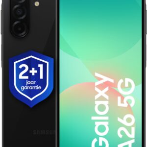Samsung Galaxy A26 5G - 128GB - Black + 1 jaar extra garantie test 5G-snelheid