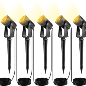 Set van 6 LED Tuinspot met Grondspies Warm Wit test tuinpad IP65