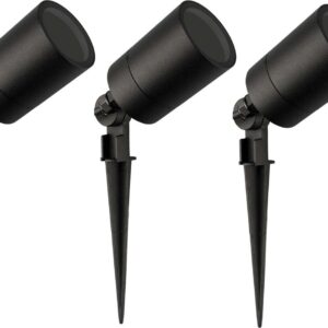 Test Ledvion - 3X LED Spotlight - GU10 - Zwart - 5W - IP65 buiten