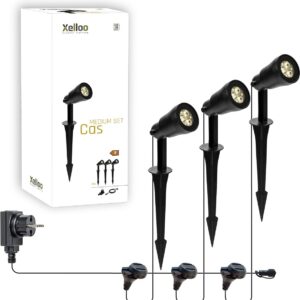 Xelloo® Cas Medium tuinverlichting set review: IP65, plug & play