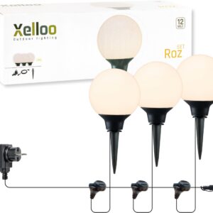Xelloo® Roz tuinverlichting set test: warmwitte buitenlampen