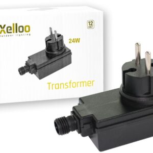 Xelloo® transformator 24W voor uitbreiding van het aantal armaturen per lichtlijn - alleen geschikt voor Xelloo 12V buitenverlichting sets review: extra armaturen, tuinverlichting