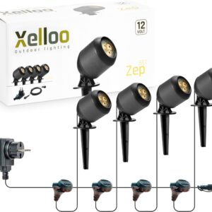 Xelloo® Tuinverlichting set ZEP – 4 Stuks test: warme sfeer, IP44