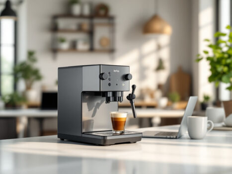 koffiezetapparaat trendy kantoor