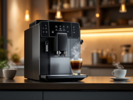 volautomatische koffiezetapparaat met touchscreen