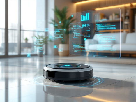 dweilrobot met programmeerfunctie