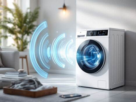 slimme wasmachine geluidsniveau