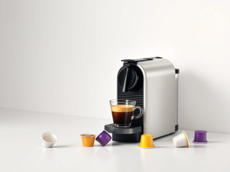 nespresso apparaat capsulehouder