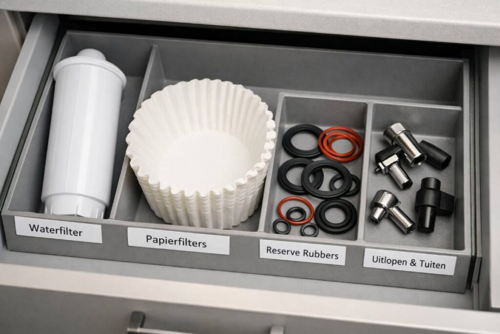 Basisaccessoires voor elke kantoor koffiemachine