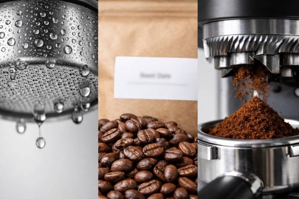 De basis: water, bonen en malen