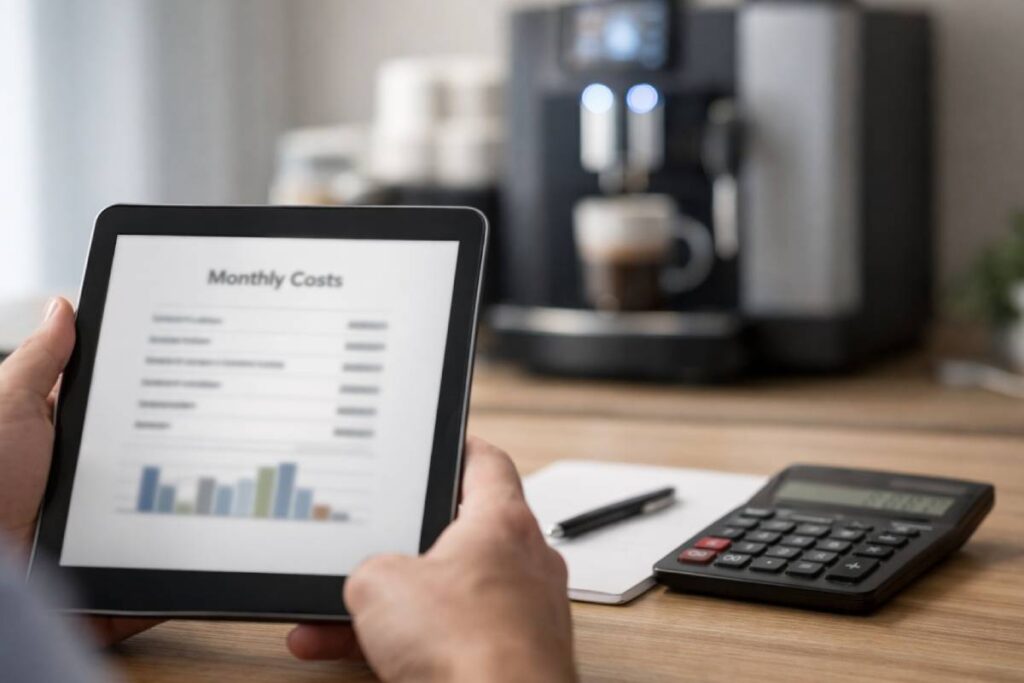 De financiële voordelen van een koffieautomaat huren