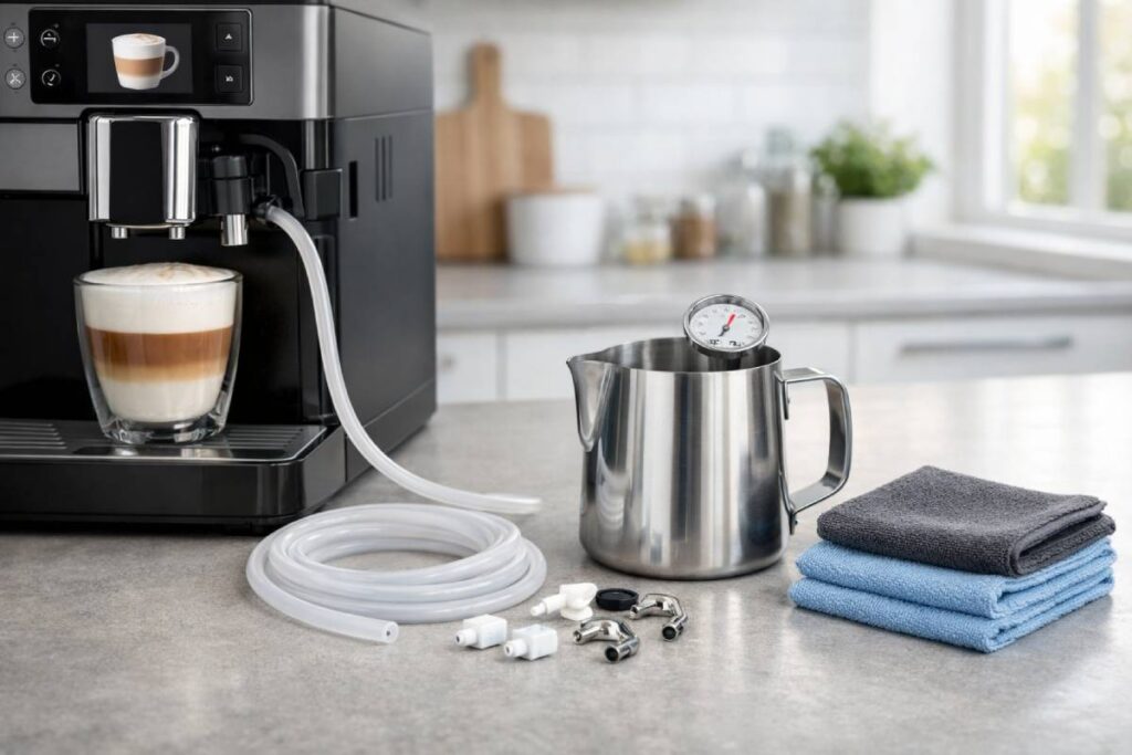 Essentiële melkaccessoires voor thuis en klein kantoor