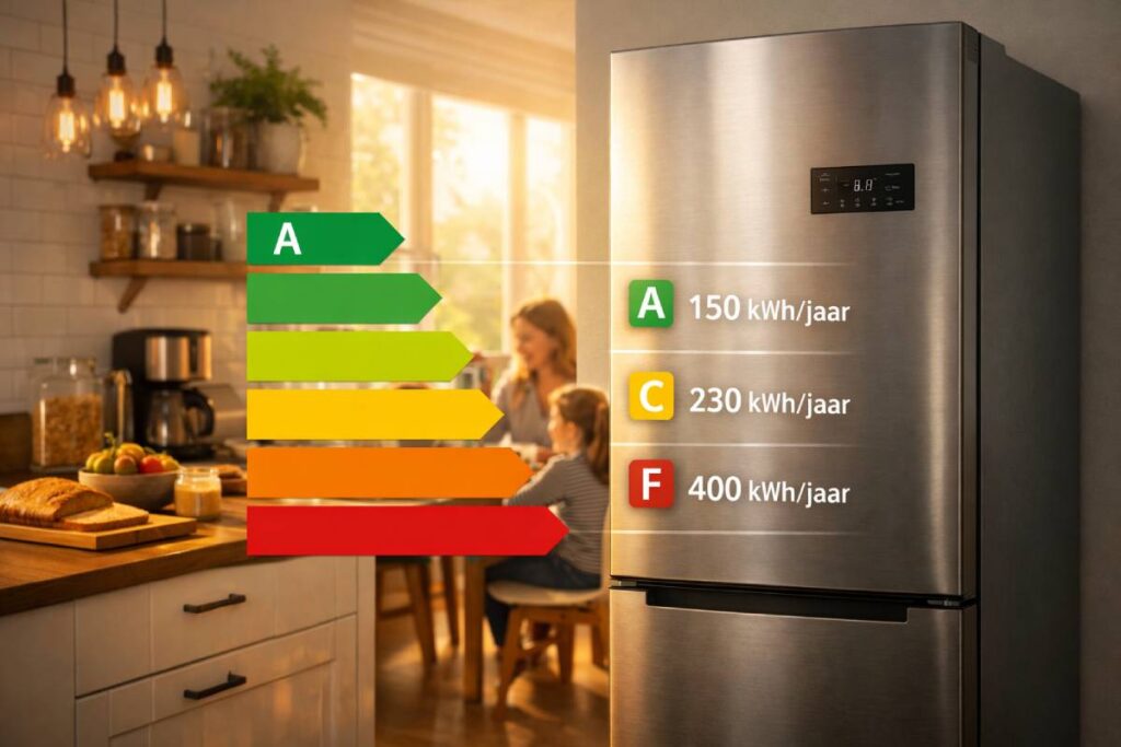 Lagere energierekening dan een oude koelkast