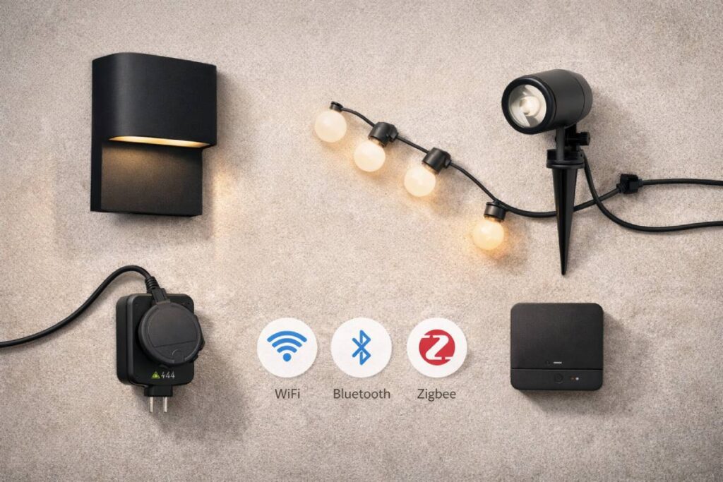 Populaire soorten slimme balkonverlichting