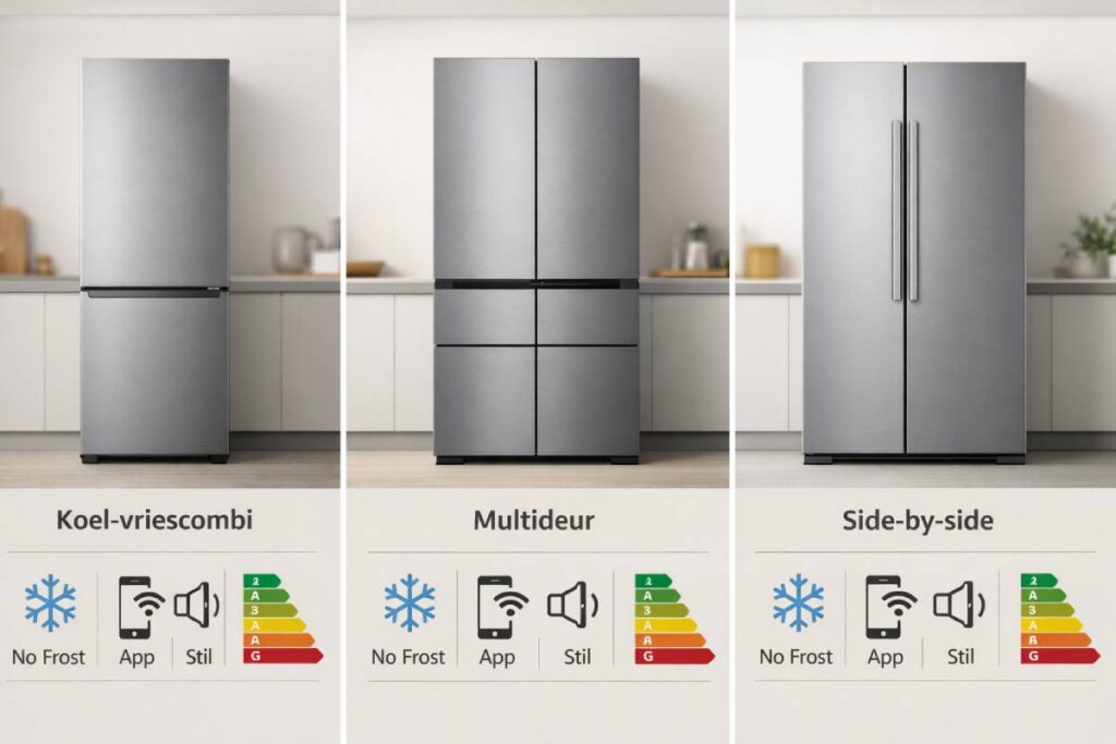 Top slimme koelkasten met sterk design en prijs-kwaliteit