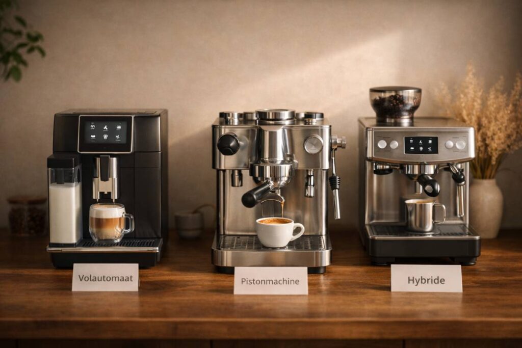 Soorten espresso apparaten voor thuisgebruik
