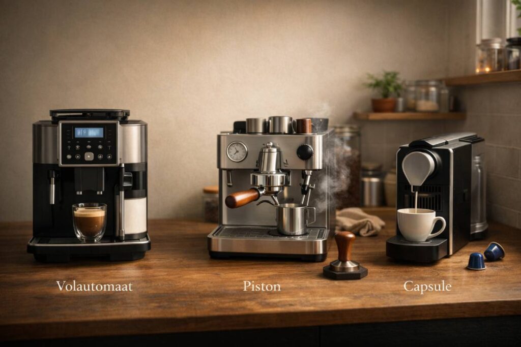 Soorten espressomachines voor thuis