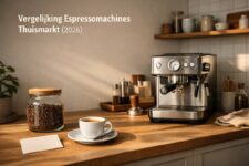 Vergelijking espressomachines thuismarkt met verrassende opties
