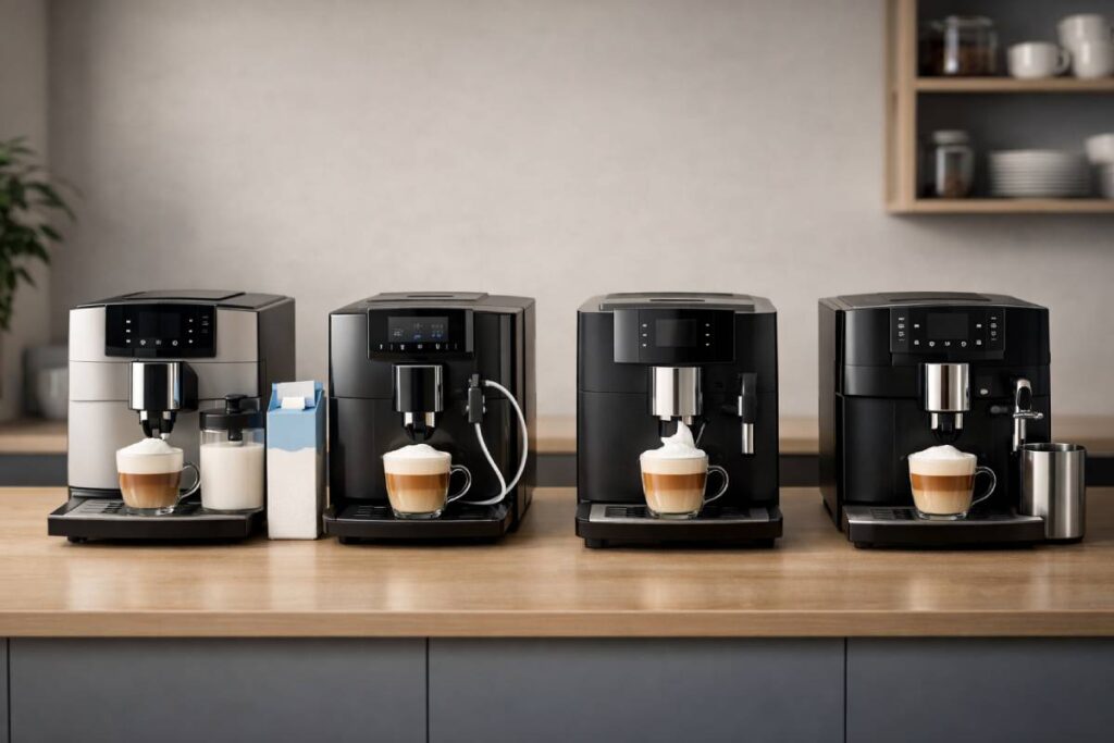 Welke typen melkopschuimers zijn er?