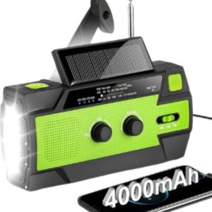 Noodradio Solar Opwindbaar en Batterij test: powerbank 4000 mAh