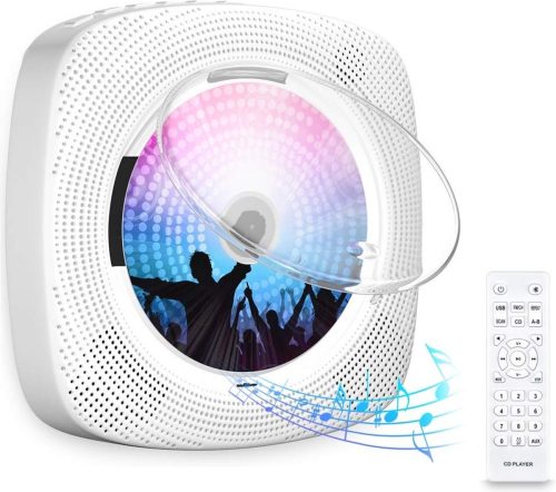 2 IN 1 Draagbare CD/DVD Speler Met HDMI – Bluetooth – USB – FM-Radio – AUX – Wand Monteerbaar – Wit review: ideaal voor films, beste audio