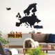 3D houten Europese kaart Zwarte- wanddecoratie review als cadeau