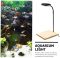 Aangedreven LED-aquariumlamp test: aquascaping en plantengroei