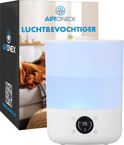 Aironex Luchtbevochtiger 3.5 Liter review: stil voor slaapkamer