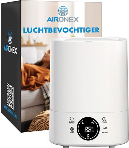 Aironex Luchtbevochtiger 6 Liter review: stil in babykamer