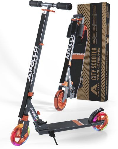 Apollo LED-stadscooter met vering Scooter Skyracer review comfort