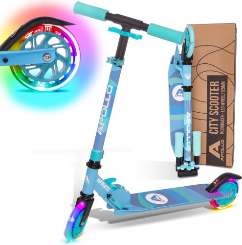 Apollo Moonracer LED-step Kinderscooter met Vering test comfort